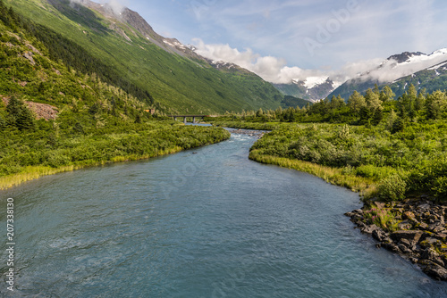Bear Valley River on Alaska's Kenai Peninsula