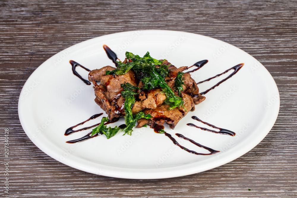 Tasty veal liver Tasty veal liver