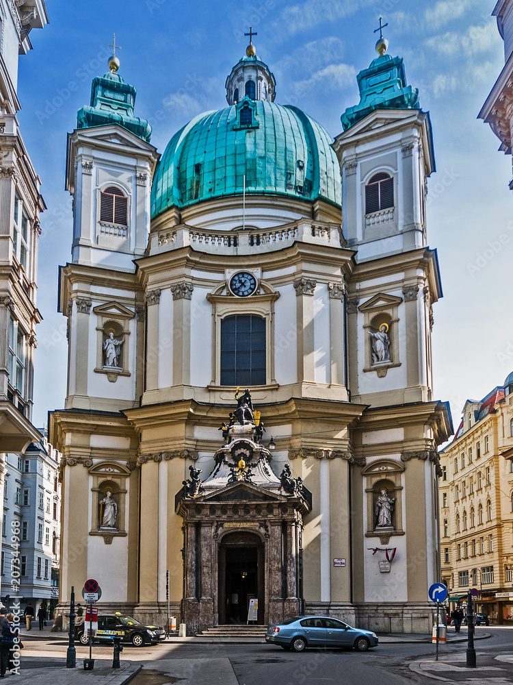 Peterskirche in Wien, Kirche St. Peter