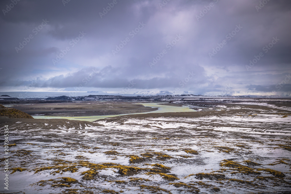 Icelandic wilderness- May 05, 2018: Wild landscape of Iceland Icelandic wilderness- May 05, 2018: Wild landscape of Iceland