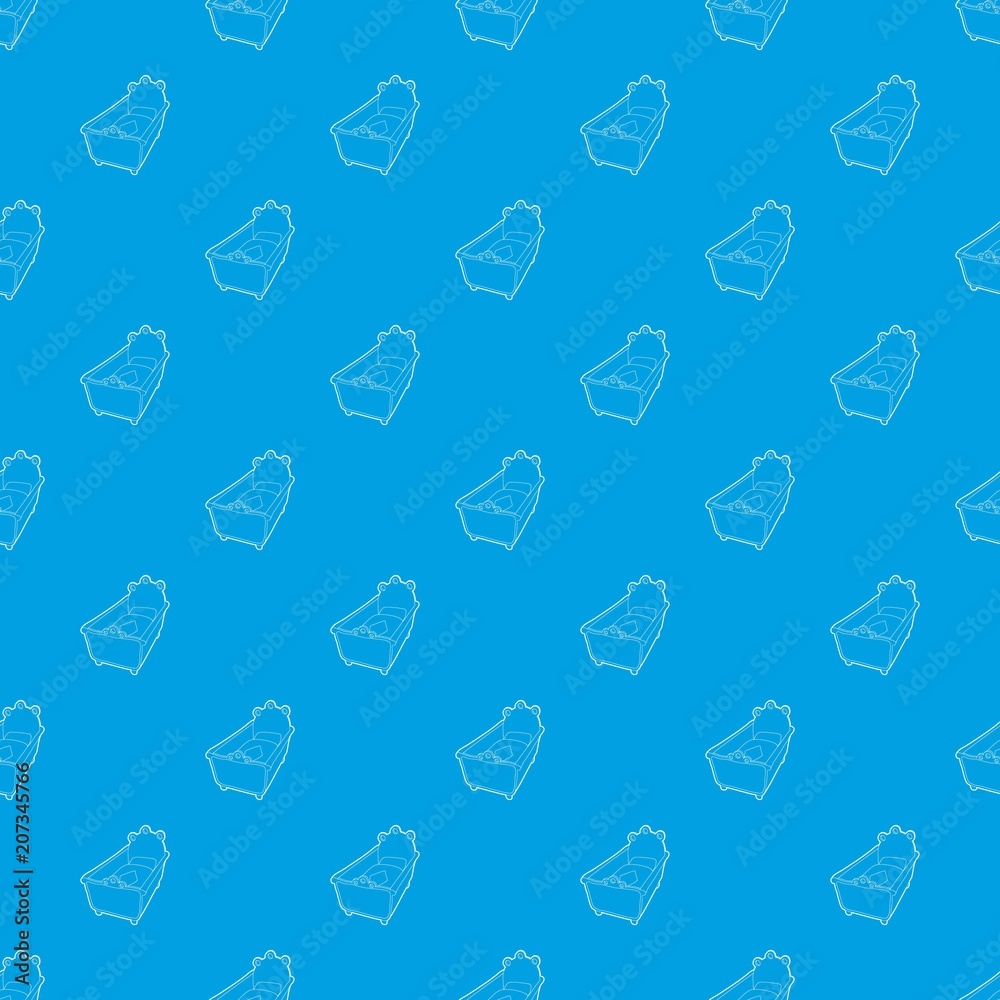 Cradle pattern vector seamless blue repeat for any use Cradle pattern vector seamless blue repeat for any use