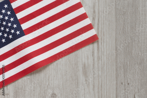 American Flag Flat Lay
