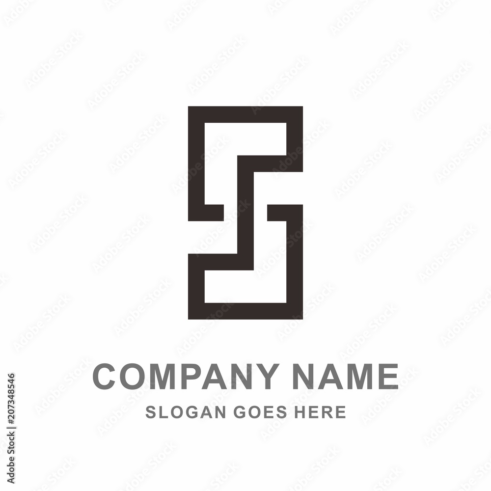 Monogram Letter S Geometric Infinity Square Cube Architecture Construction Business Company Stock Vector Logo Design Template Monogram Letter S Geometric Infinity Square Cube Architecture Construction Business Company Stock Vector Logo Design Template