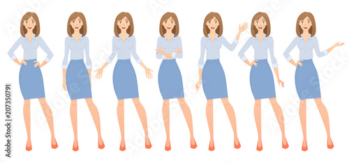 business woman set