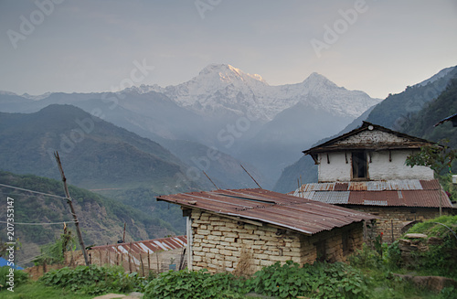 Annapurna South and Hiunchuli C photo