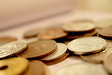 Pile of Japanese Yen Coins