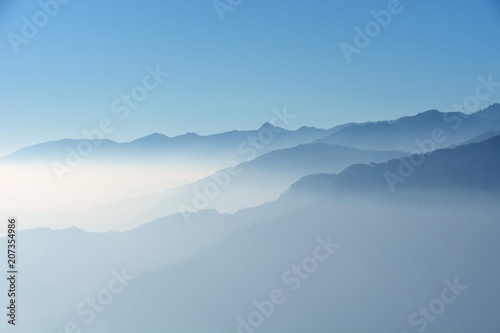 Mountain mist and clouds in the Hsinchu,Taiwan. © chienmuhou
