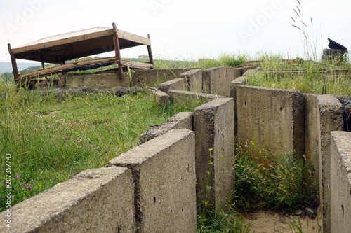 Cement trench