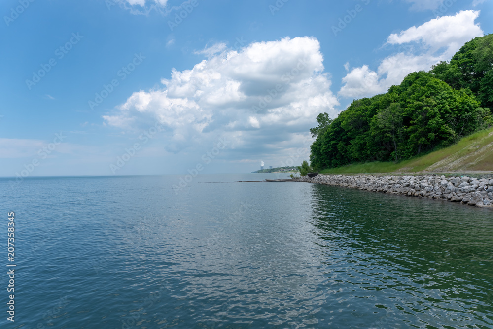 Lake Erie Cloudy Day