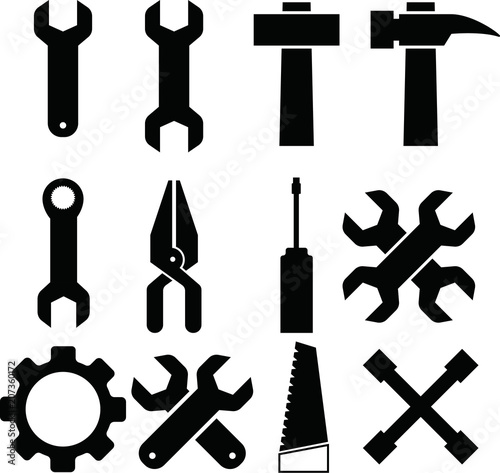 Tool illustration set