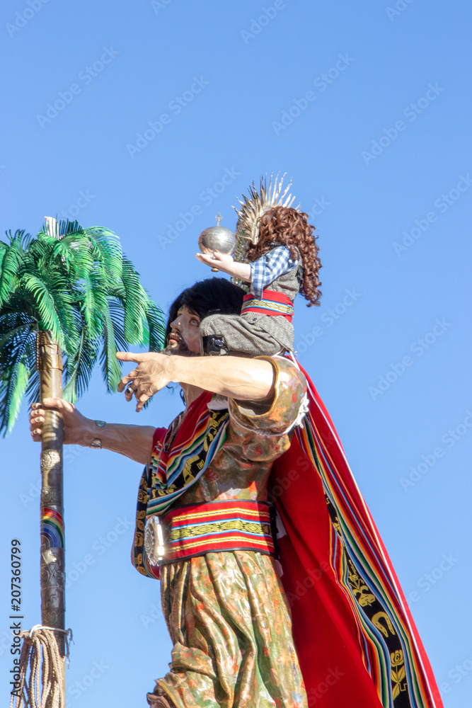 Fototapeta premium San Cristobal Cusco Peru