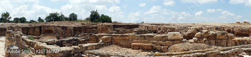 Photography Panorama of ruins