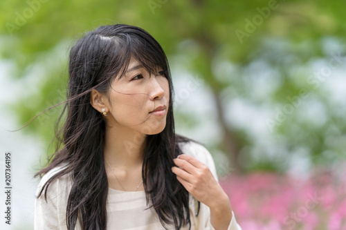公園で彼女とデート