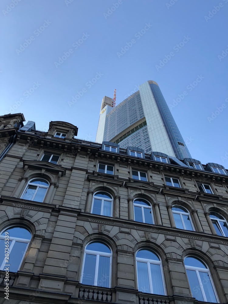 Commerzbank Deutsche Bank Gebäude Frankfurt 