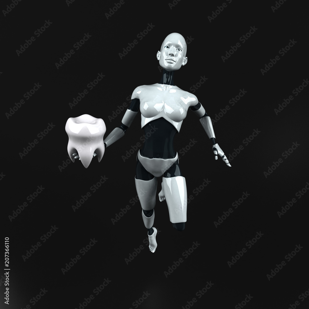 Robot - 3D Illustration Robot - 3D Illustration