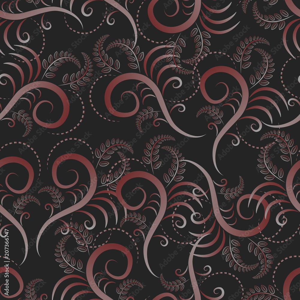 Seamless texture with foliage Seamless texture with foliage