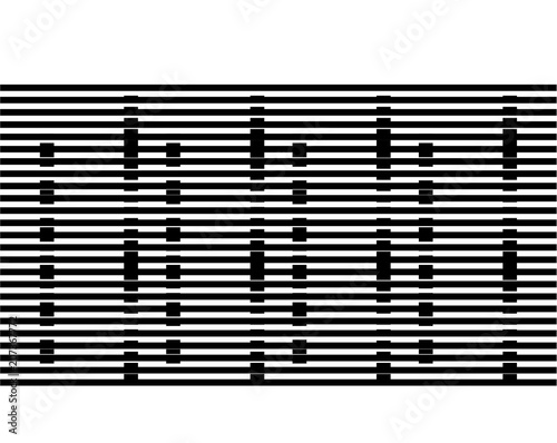 moire black line op art abstract background template
