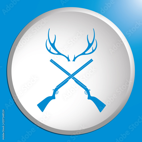 Hunting club logo icon