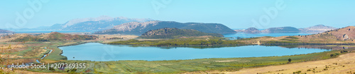 Wallpaper Mural Salt Butrint lake panorama, Albania. Torontodigital.ca