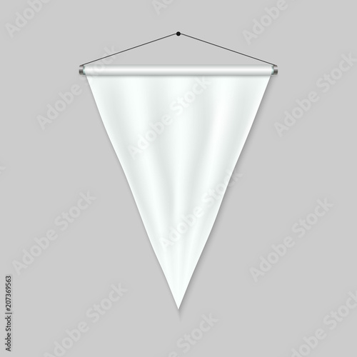 Realistic Pennant Template
