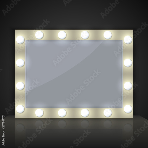 mirror with light