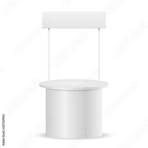 Blank promotion counter.