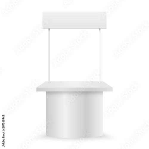 Blank promotion counter.