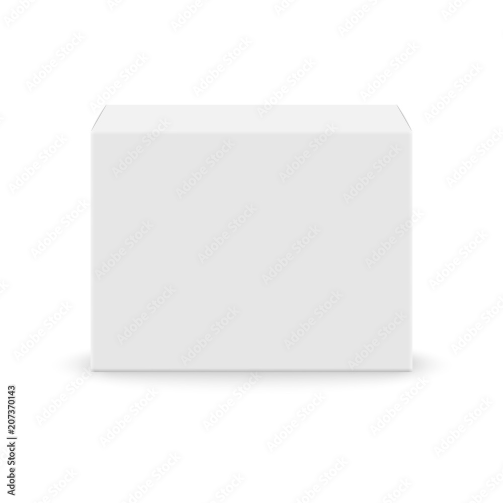 white blank box