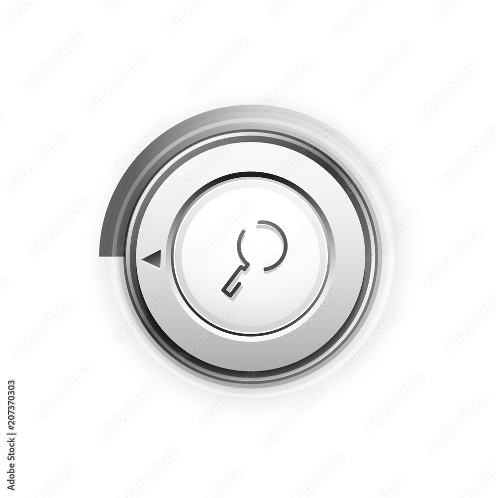 Search magnifyier web button, magnify icon. Modern magnifying glass sign, web site design or mobile app Search magnifyier web button, magnify icon. Modern magnifying glass sign, web site design or mobile app