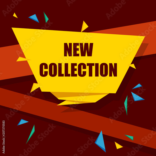 Yellow and brown new collection background.