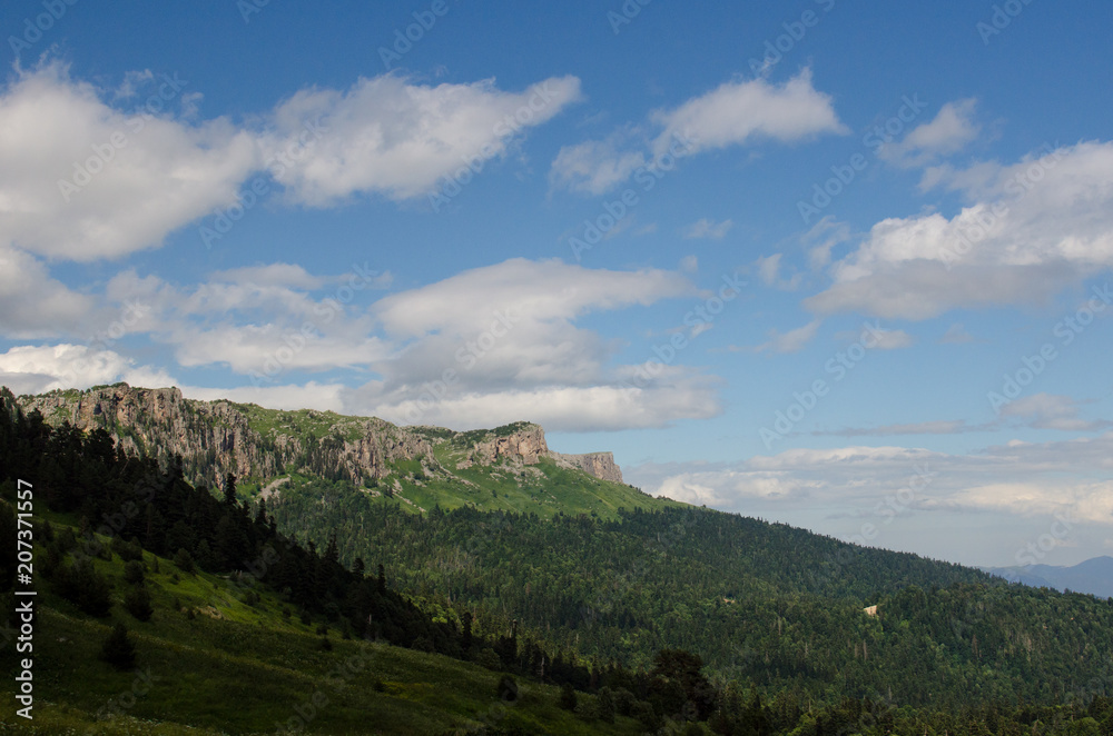 Fototapeta premium Majestic mountain landscapes of the Caucasian reserve