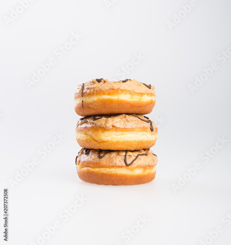 donut or fresh donut on a background.