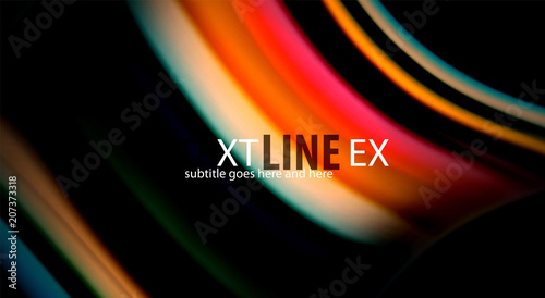 Blur color wave lines abstract background