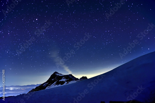 Kiso Komagatake's Starry Sky, Nagano, Japan Alps