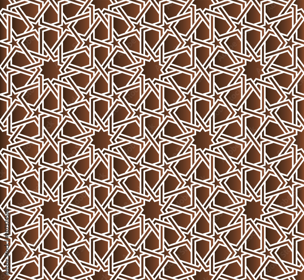 Fototapeta premium Classical Moroccan geometric seamless pattern