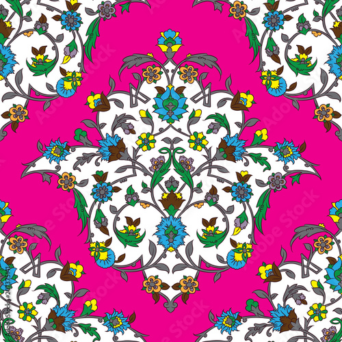 Classic Ottoman Turkish style floral pattern