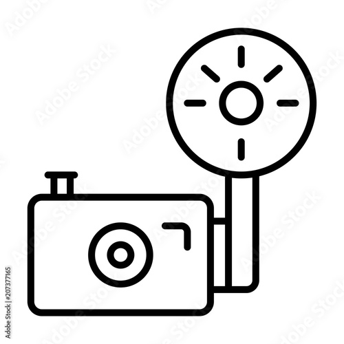 Retro camera icon