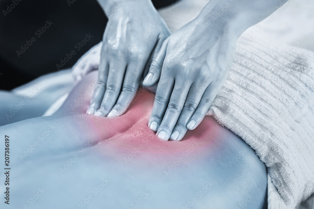Fototapeta premium Back Sports Massage Therapy