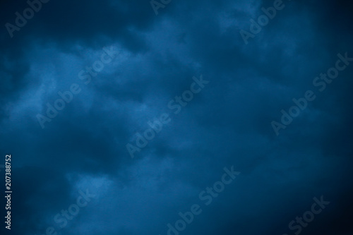 Stormy clouds for background.