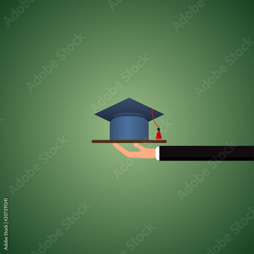 Graduation hat.
