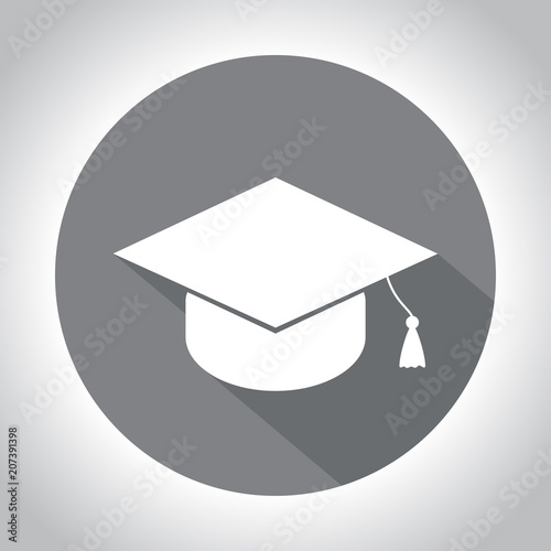 Student hat icon.