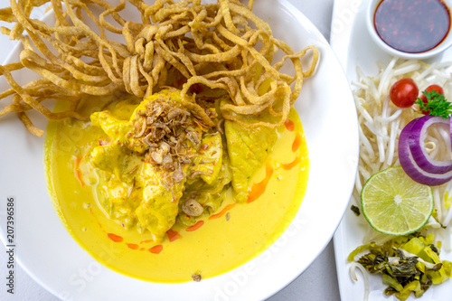 Khao soi, Curried Noodle Soup with Chicken