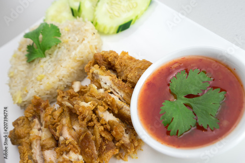 Fried-Chicken Rice photo