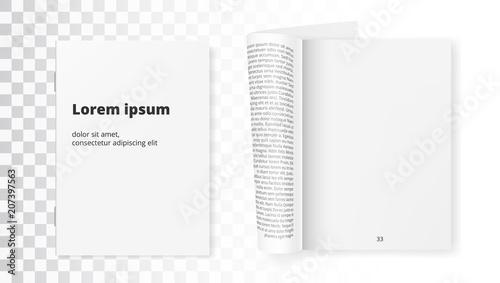 White Clean Paper Journal Ready For Your Text
