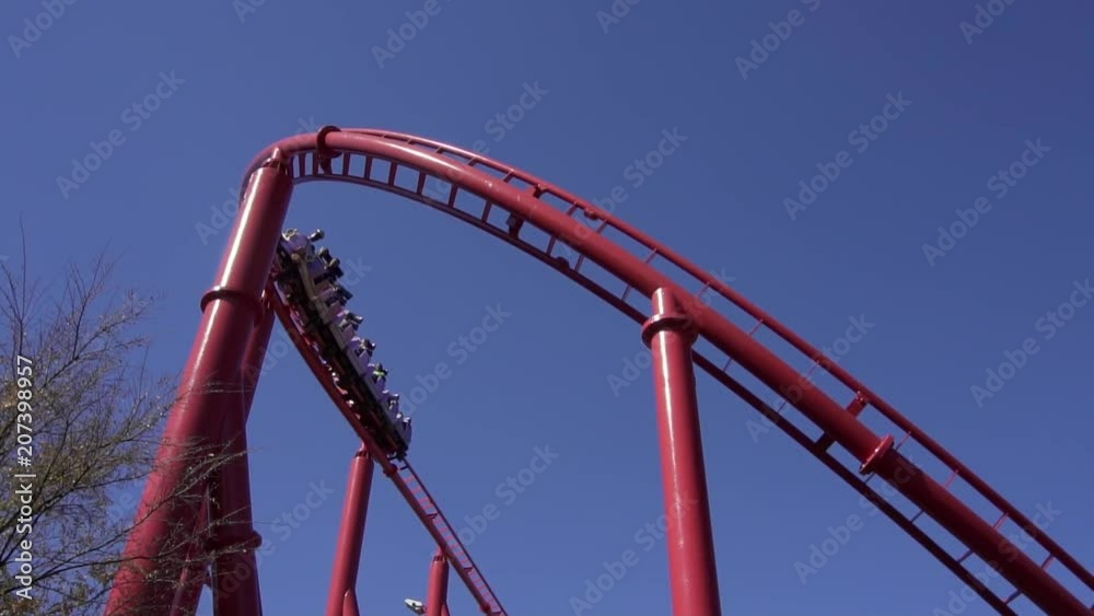 A roller coaster in slow motion.