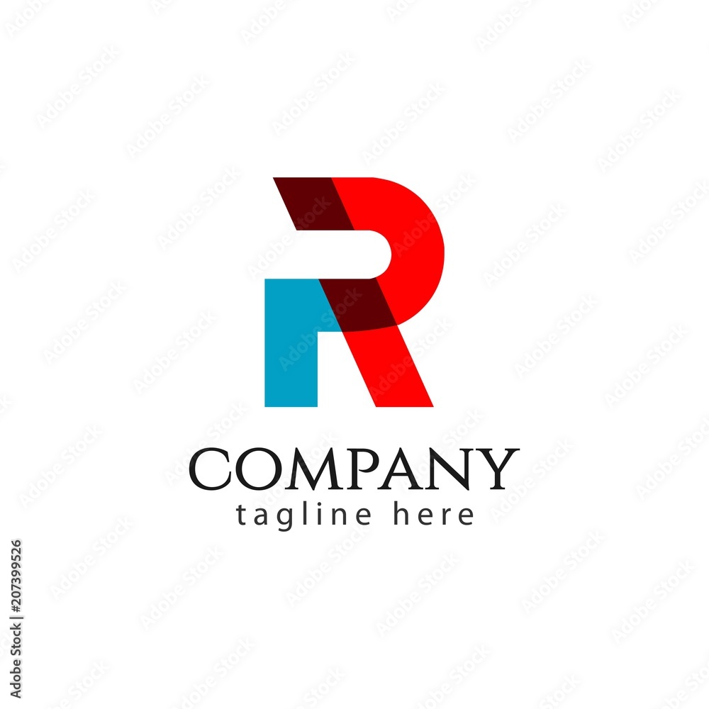 R Company Logo Vector Template Design Illustration R Company Logo Vector Template Design Illustration