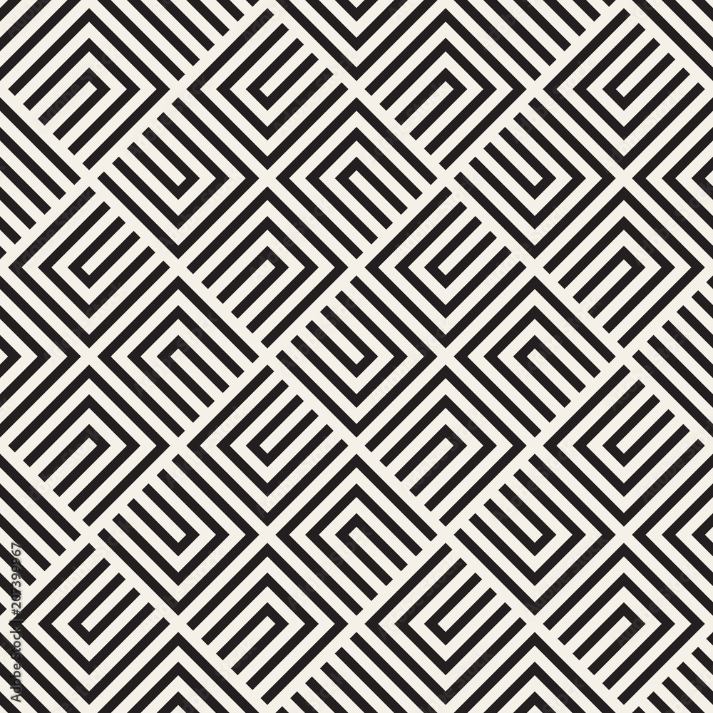 Vector seamless lines mosaic pattern. Modern stylish abstract texture. Repeating geometric tiles Vector seamless lines mosaic pattern. Modern stylish abstract texture. Repeating geometric tiles