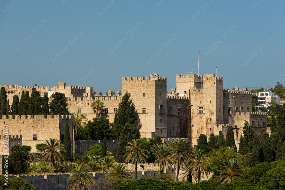 Greece - Rhodos. Palace of the Grand Master of the Knights of Rhodes..Großmeisterpalast.