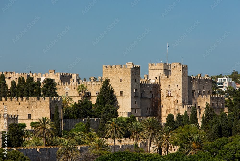 Greece - Rhodos. Palace of the Grand Master of the Knights of Rhodes..Großmeisterpalast. Greece - Rhodos. Palace of the Grand Master of the Knights of Rhodes..Großmeisterpalast.
