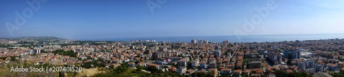 Fototapeta Naklejka Na Ścianę i Meble -  the city of montesilvano from above